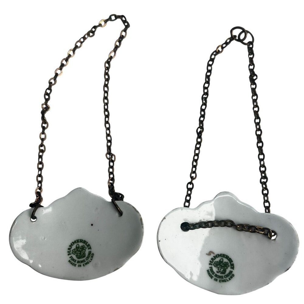 Hammersley Fine Bone China Antique Decanter Tags Bourbon & Cognac - Picture 2 of 6